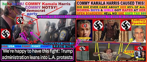 COMMY Kamala OPEN BOARDERS OPEN INVASION on America NOW an INSURRECTION on America: Marshall Law
