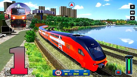 City Train Driver - Train Games Gameplay Walkthrough | Kamal Gameplay | Part 1 (Android, iOS)