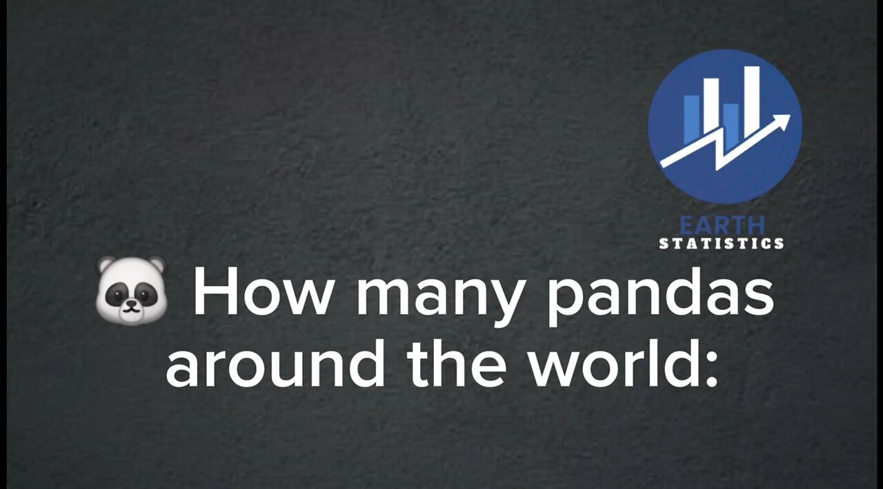 How many pandas around the world