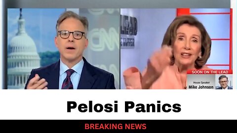 Nancy Pelosi Panics On CNN Over This