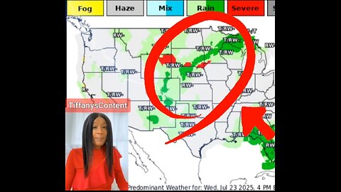HEATWAVE +Flash Flood +Heavy Rain & +Severe Weather +Tornadoes possible & Tropical Disturbance 1!