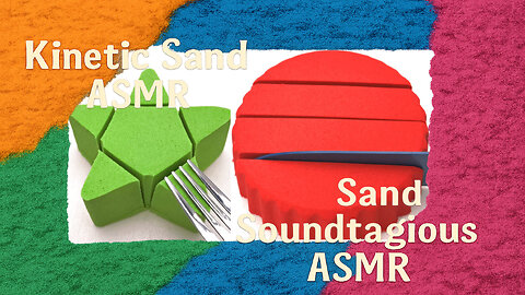 Kinetic Sand ASMR Compilation 1 – Cuts, Pokes & Satisfying Shapes