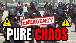 Protestors Clash With National Guard Outside Detention Facility (June 8th 2025)