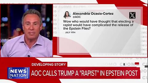 Chris Cuomo obliterates AOC over her sudden interest in the Epstein files