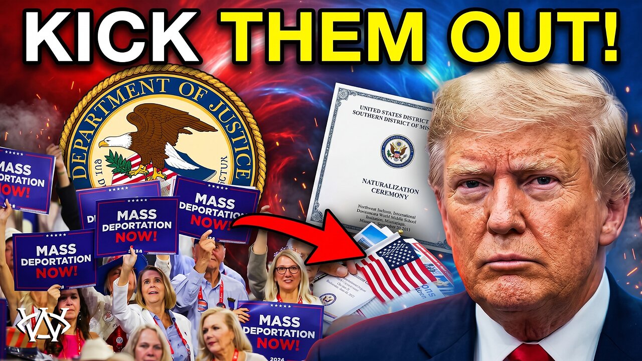 DOJ Surges MASS DE-NATURALIZATION Operation!