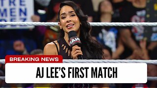 We Now Know AJ Lee's First Match