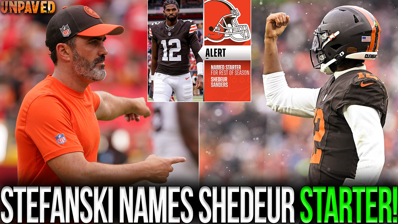 Kevin Stefanski Names Shedeur Sanders STARTING QB For Rest Of Season! | UNPAVED