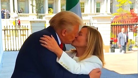 Trump meets Italian Prime Minister in the White House #trump #tarrifs