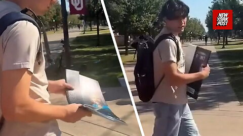Turning Point USA sign vandalized on college campus