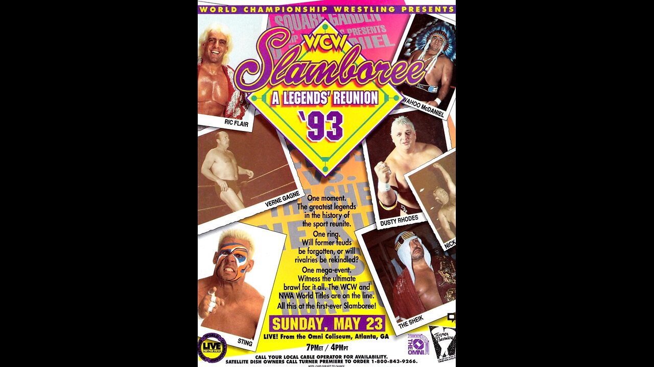 WCW Slamboree - May 23 1993 **ACTUAL PPV, INCLUDES PRE SHOW**