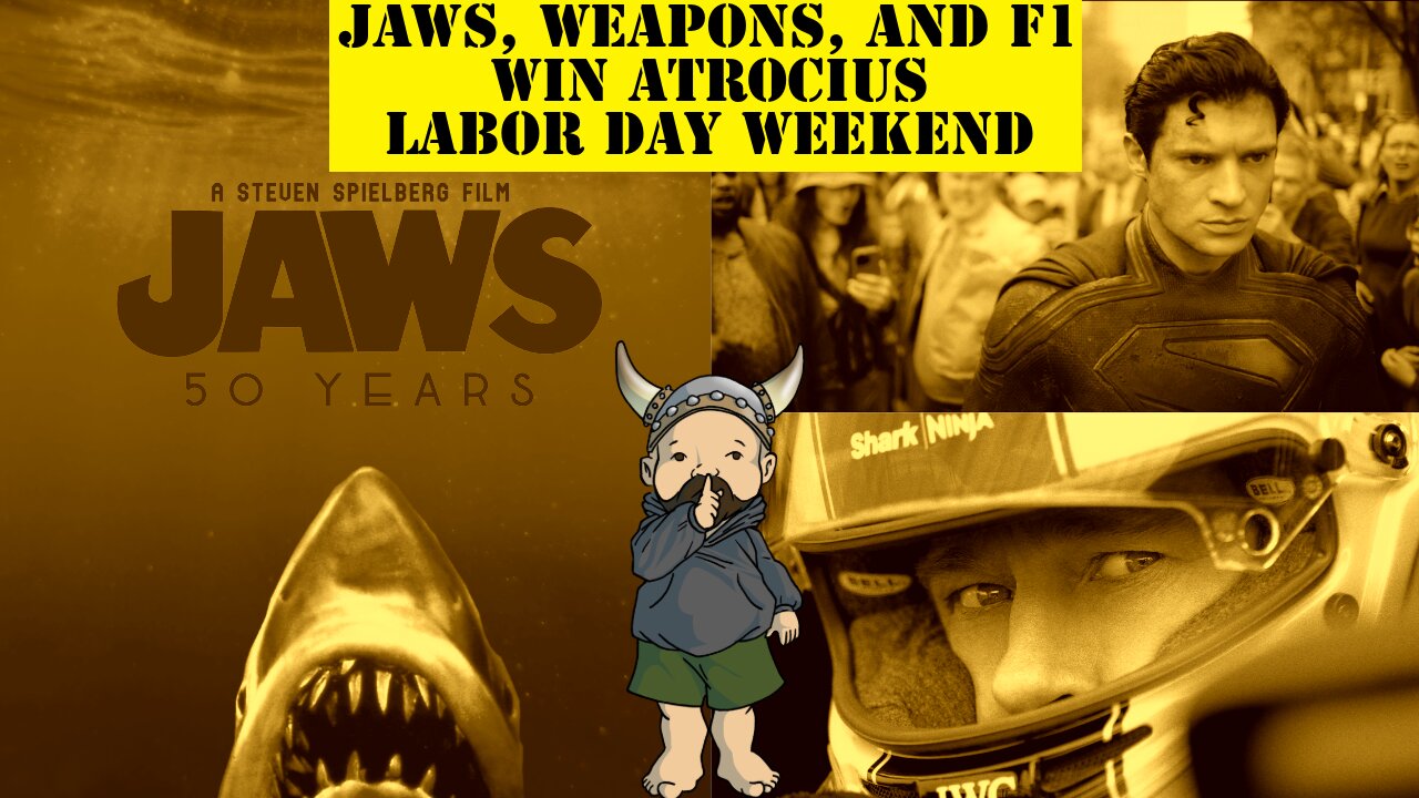 Jaws Beats New Releases as F1 Beats Superman