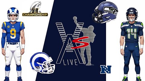 VAS Live | Rams vs. Seahawks | NFC CHAMPIONSHIP GAME! Staphford vs Darnold