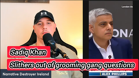 Sadiq Khan SLITHERS out of PAEDOPHILE RAPE GANG questioning ( REACTION )