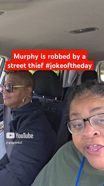 Murphy is robbed by a street thief #jokeoftheday