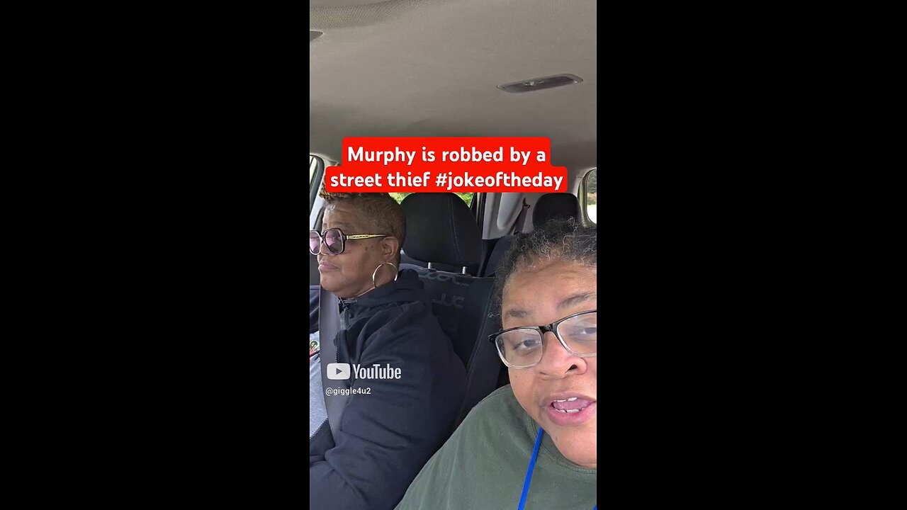 Murphy is robbed by a street thief #jokeoftheday