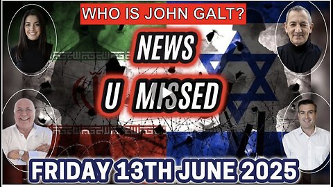 Charlie Ward DAILY NEWS- ISRAEL STRIKE IRAN, WHAT HAPPENS NOW? WHO IS John Galt?