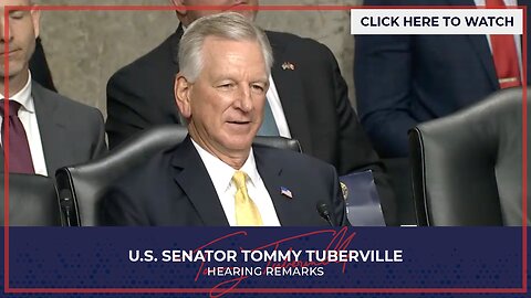 Senator Tuberville Speaks with Department of Defense Nominees