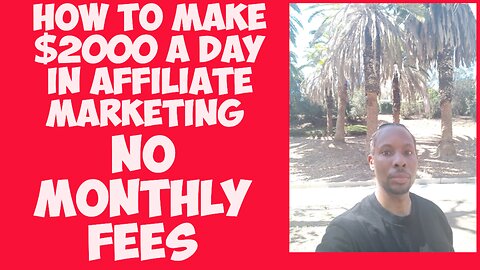 🚨AFFILIATE MARKETING FOR 2025: ⛔️ HOW TO MAKE $2000 A DAY ( WATCH THIS VIDEO NOW)