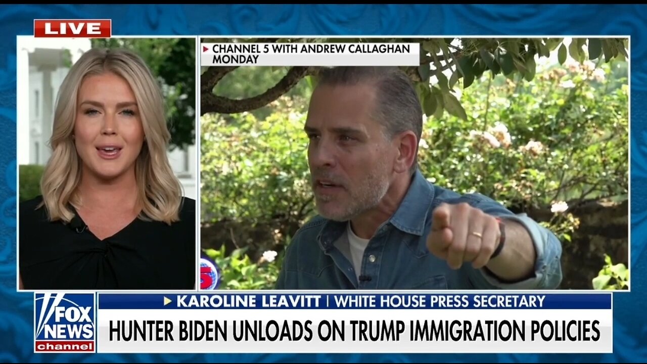 Karoline Leavitt: Hunter Biden Is Pathetic, Unhinged!