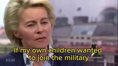 Ursula’s Chilling Laugh: When the Warmonger Won’t Send Her Own Children to War