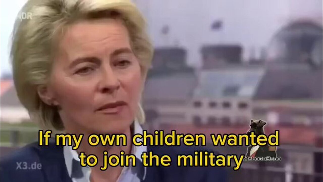 Ursula’s Chilling Laugh: When the Warmonger Won’t Send Her Own Children to War