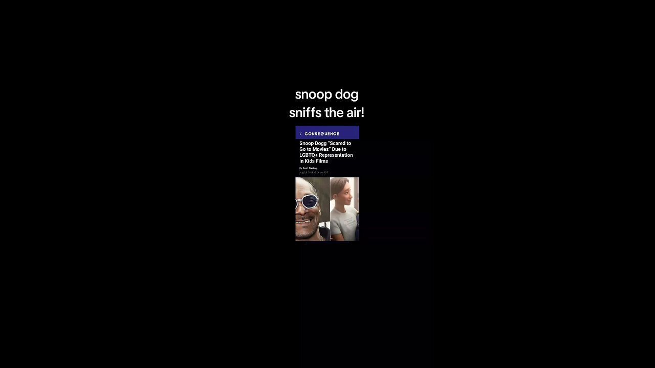 snooping dog sniffed scare?