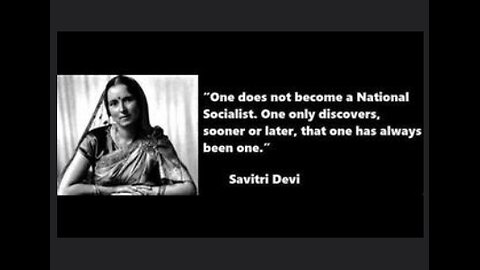 Savitri Devi’s The Lightning and the Sun (excerpt)