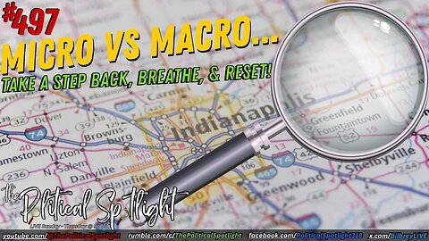 #498 | Micro vs Macro... Take a Step Back, Breathe, & Reset! | The Political Spotlight
