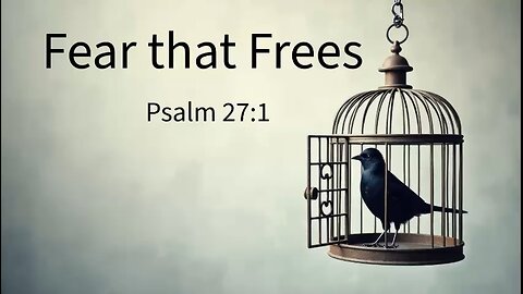 Fear that frees