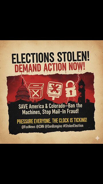 Elections Stolen! DEMAND ACTION NOW!