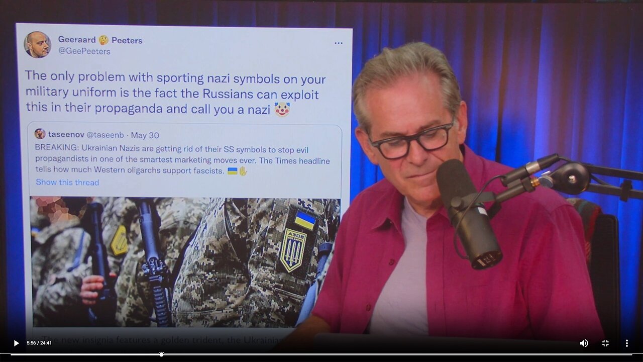 Ukranian Azov sieg heiling at football match show there's no Nazis in Ukraine▮The Jimmy Dore Show