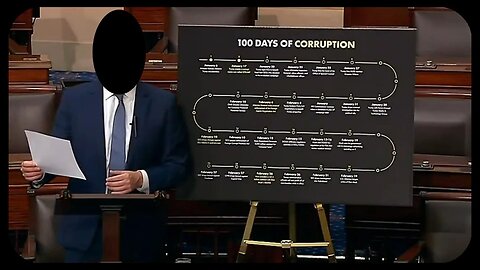 Corrupt Senator defames Musk and Trump on Senate floor - May 1, 2025