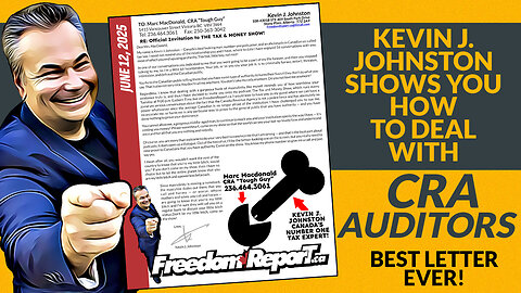 CRA Auditor Gets Told To Eat Dick by Kevin J.Johnston!