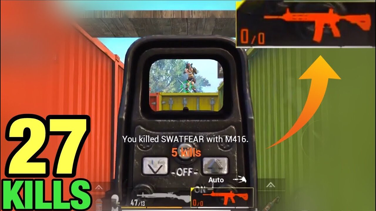 CAN I SURVIVE WITH M416 0 AMMO?? | 27 KILLS SOLO VS SQUAD | PUBG MOBILE TACAZ
