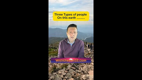 The 3 types of people