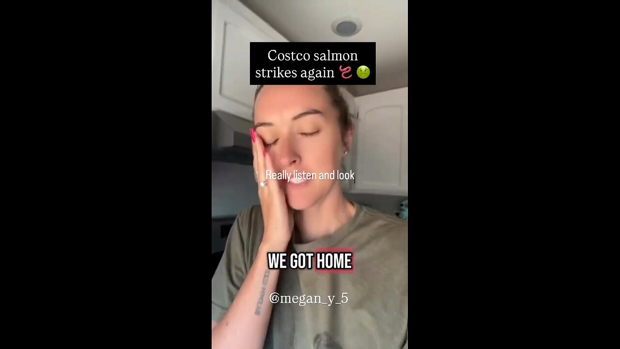 Lady exposes Parasites contained within Costco’s store bought Salmon.