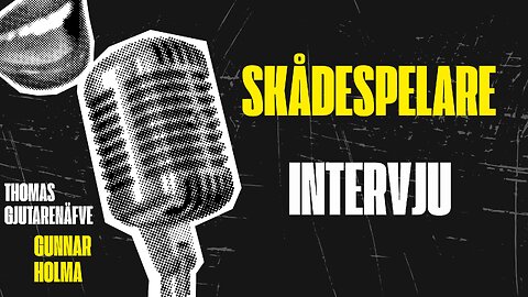 Hur är livet som skådespelare? Intervju med Skådespelaren Gunnar Holma.