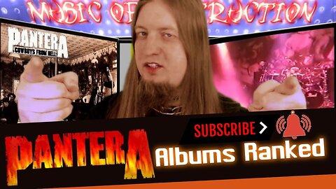 ▶️Pantera Albums Ranked◀️