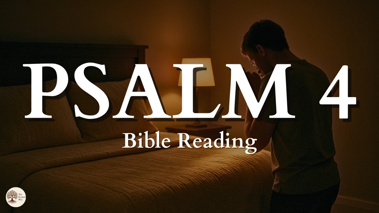 Psalm 4 NIV | Peaceful Bible Audio Reading for Stillness and Scripture Meditation