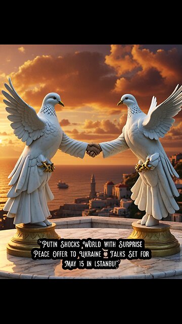 "Putin Shocks World with Surprise Peace Offer to Ukraine - Talks Set for May 15 in Istanbul!"