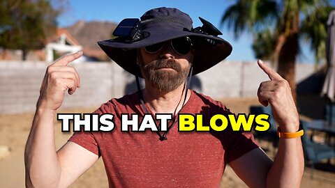 This Solar Fan Hat Looks Ridiculous... But Does it WORK?