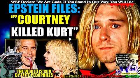 Epstein Files Reveal Courtney Love 'Murdered' Kurt Cobain To Protect Elite Pedophile Ring