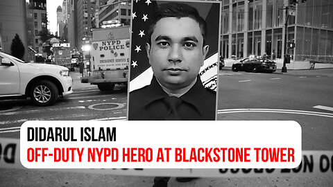 Off-duty NYPD hero at Blackstone Tower