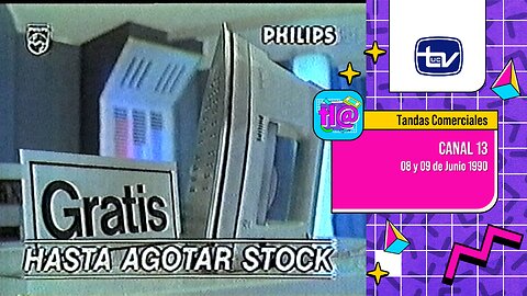 Tandas Comerciales Canal 13 (08 y 09 de Junio 1990)