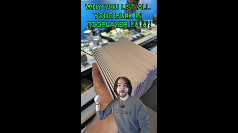 This is why you list ALL cards on TCGplayer, all cards have value