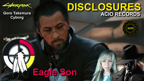 ACIO RECORDS - Eagle Son - Cyberpunk 2077 - Goro Takemura - Cyborgs, Androids - Arasaka Bleedthrough