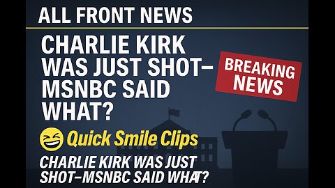 Charlie Kirk Shot: And MSNBC is disgusting as usual about it. Megyn Kelly in tears