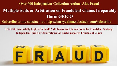 Over 600 Independent Collection Actions Aids Fraud