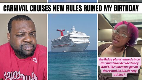 "Carnival Cruise Doesn't Want Ghetto Black People"