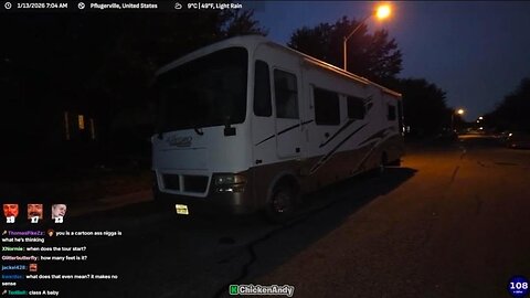 🛑 CHICKENANDY (KICK) 10K BUYS RV, CHICKEN'S DOG, DONO, 🐕GETS BIT & "RVX" COMES HOME 1-12-26